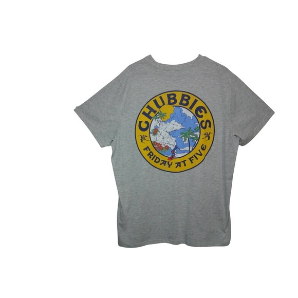 chubbies Other - Chubbies Graphic Tee Mens XL Gray Friday At Five Seal of Approva 502253-075